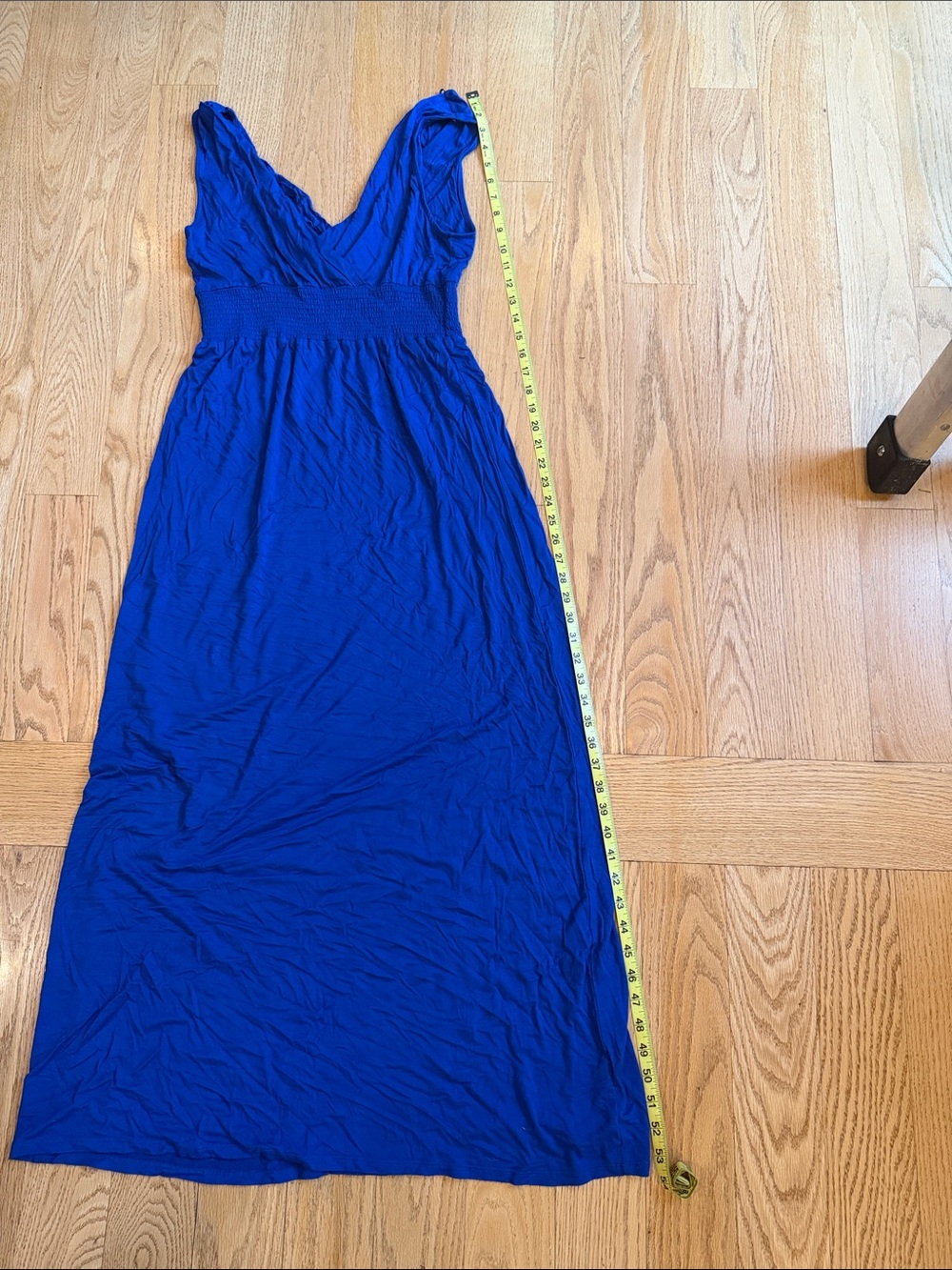 Rolla Coster Cobalt Blue V-Neck Sleeveless Maxi Dress - Picture 4 of 6